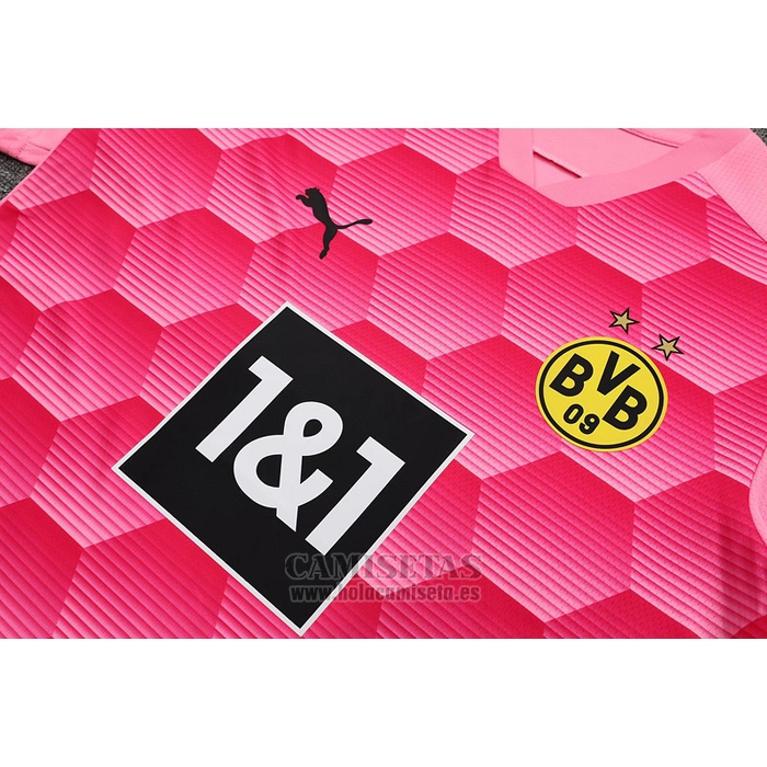 Camiseta Borussia Dortmund Portero Manga Larga 2020-2021 Rosa